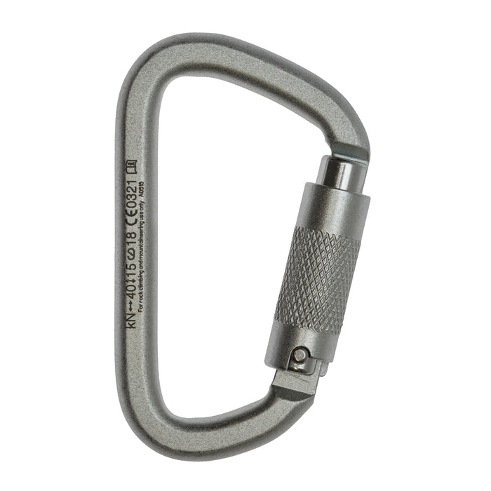 Steel Locking Carabiner - Autolock, info side