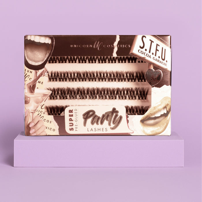 S.T.F.U. in Cocoa Ganche Super Pre-Glued Lashes - Unicorn Cosmetics