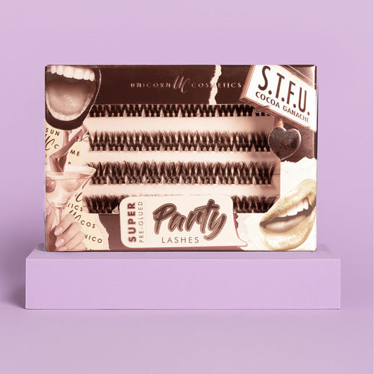 S.T.F.U. in Cocoa Ganche Super Pre-Glued Lashes - Unicorn Cosmetics