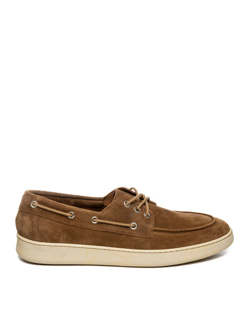FRAU Stringata barca camoscio toffee 24B7 SUEDE-TOFFE