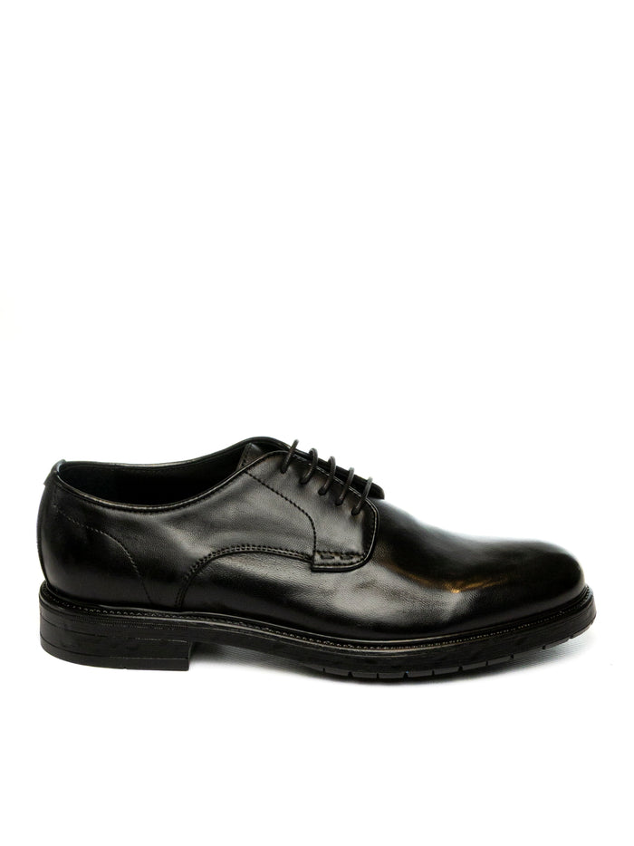 KEBO Stringata pelle nero 2040 PELLE-NERO