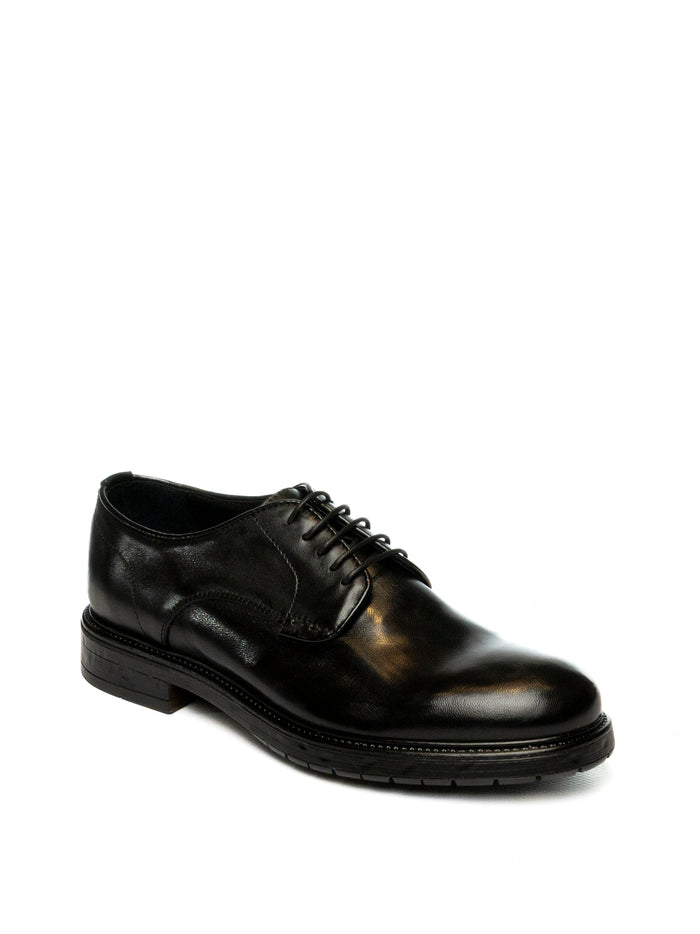 KEBO Stringata pelle nero 2040 PELLE-NERO