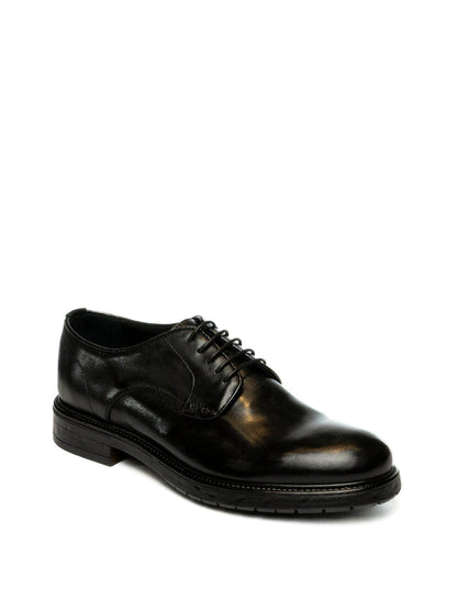 KEBO Stringata pelle nero 2040 PELLE-NERO