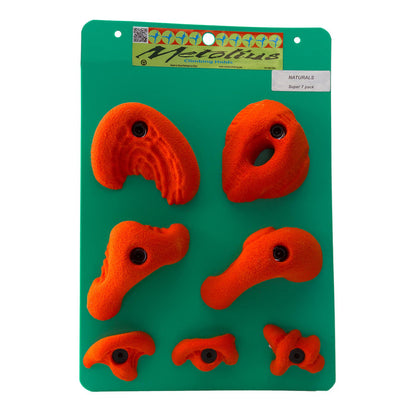 Super 7 Set - Naturals, Orange