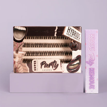 Super Pre-Glued Lashes + Remover Duo - Unicorn Cosmetics
