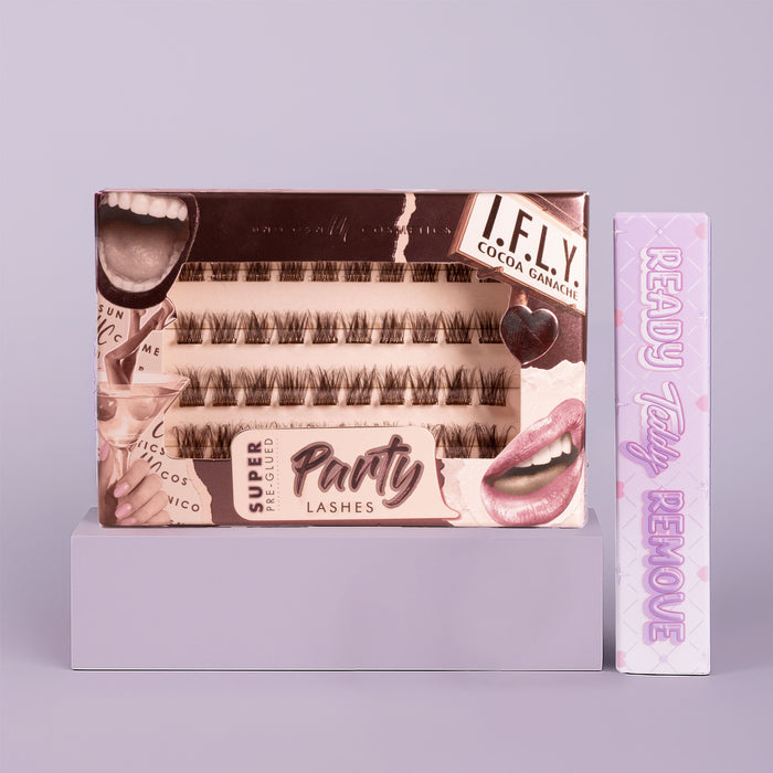 Super Pre-Glued Lashes + Remover Duo - Unicorn Cosmetics