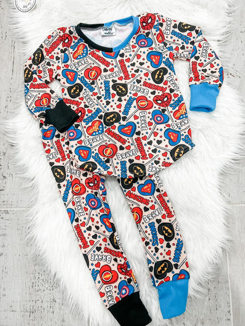 Superhero Suckers Jammies