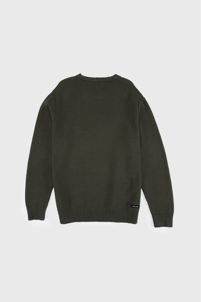 Sweater Etore Orgánico Verde Hombre