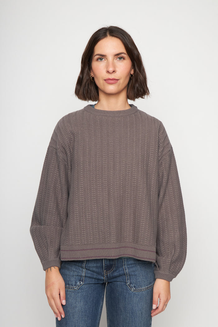 Sweater Noa Orgánico Café Mujer