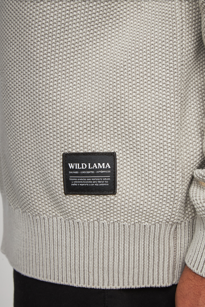 Sweater Toru Orgánico Beige Hombre