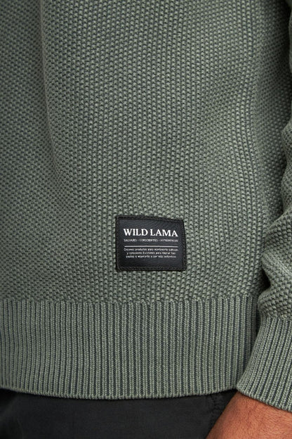 Sweater Toru Orgánico Petróleo Hombre