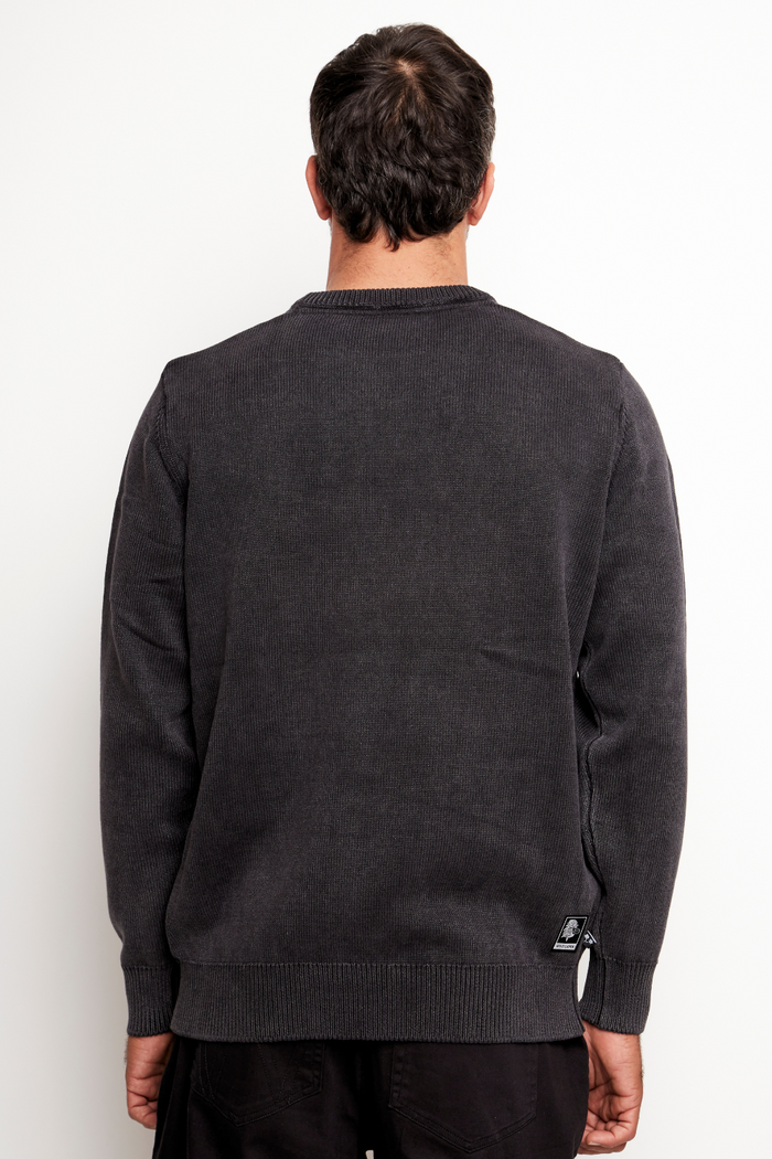 Sweater Tros Orgánico Negro Hombre