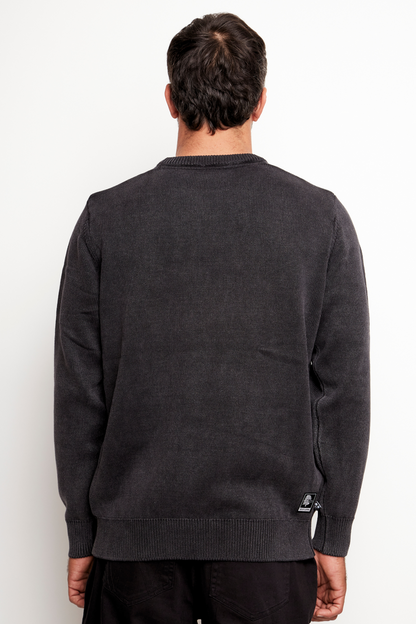 Sweater Tros Orgánico Negro Hombre