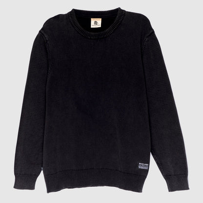 Sweater Tros Orgánico Negro Hombre