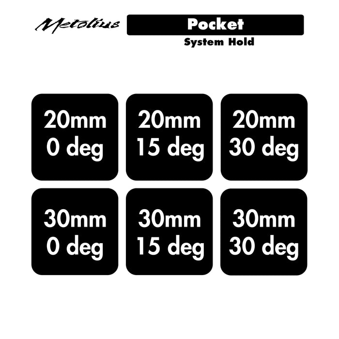 System Holds - Pocket - sizes