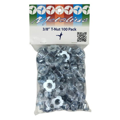 3/8" T-Nut 100 Pack