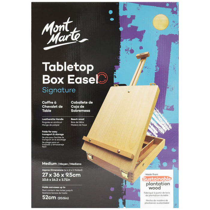 Tabletop Box Easel Signature - Medium