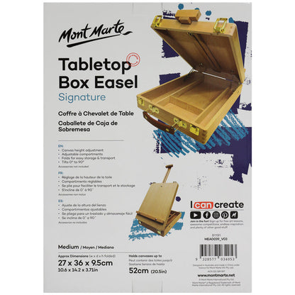 Tabletop Box Easel Signature - Medium