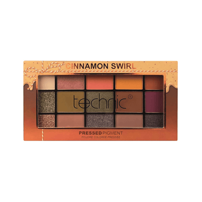Technic Pressed Pigment Eyeshadow Palette – Cinnamon Swirl 29.6g