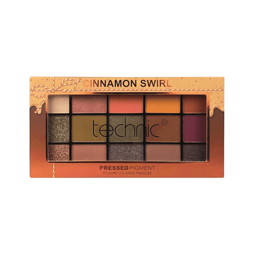 Technic Pressed Pigment Eyeshadow Palette – Cinnamon Swirl 29.6g