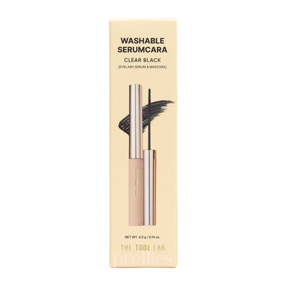 THE TOOL LAB Washable Serum Cara (Serum Mascara) - Black