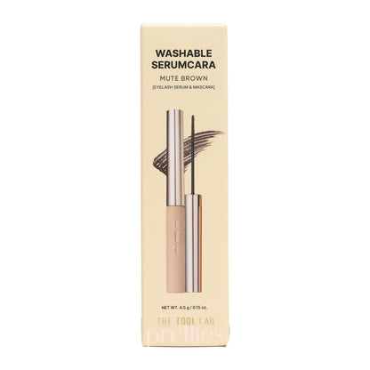 THE TOOL LAB Washable Serum Cara(Serum Mascara) - Mute Brown
