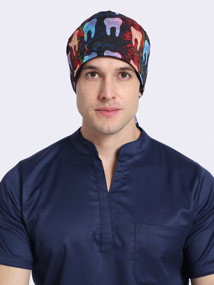 Tooth Multi Background Unisex Cap 027