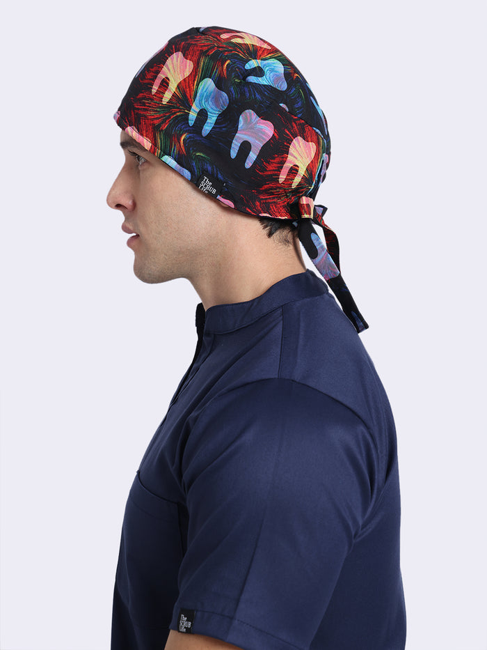 Tooth Multi Background Unisex Cap 027