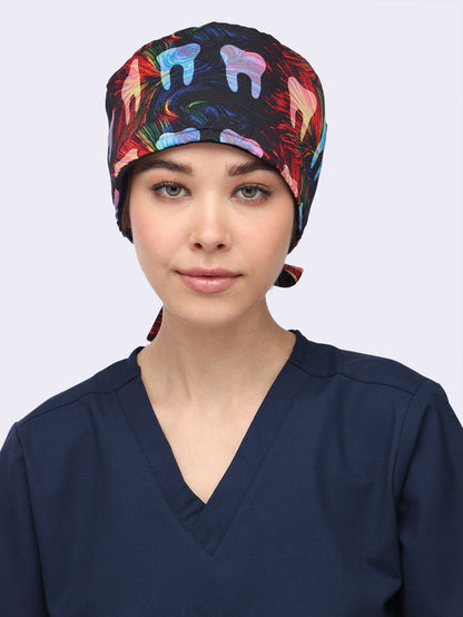 Tooth Multi Background Unisex Cap 027