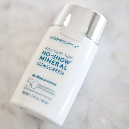 Total Protection No Show Mineral Sunscreen SPF 50 - Clover Skin Bar