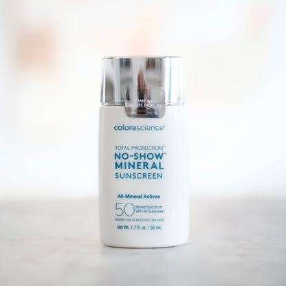 Total Protection No Show Mineral Sunscreen SPF 50 - Clover Skin Bar