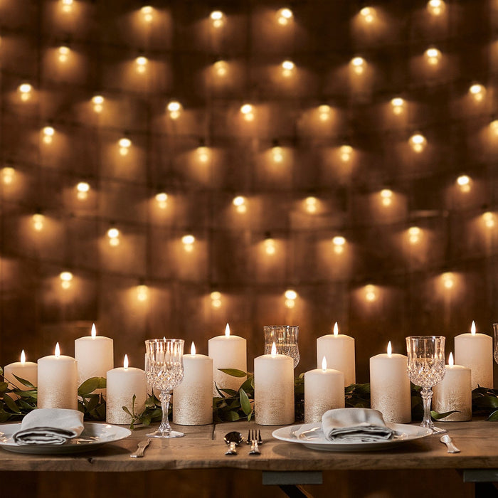 TruGlow® Bronze Ombre LED Pillar Candle Trio