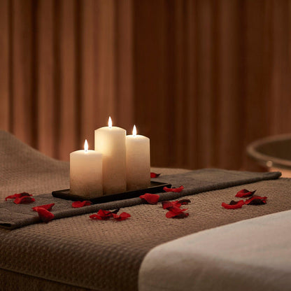 TruGlow® Bronze Ombre LED Pillar Candle Trio