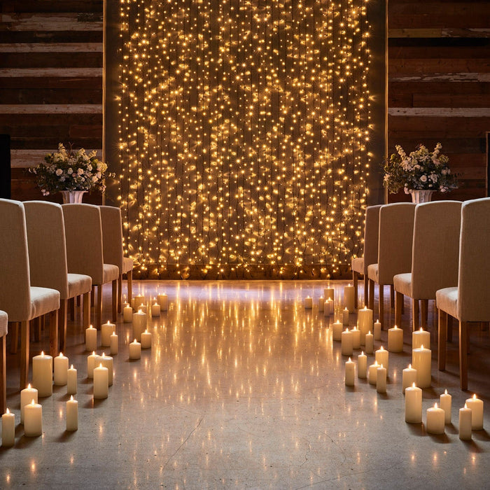 TruGlow® Ivory LED Chapel Candle 20cm