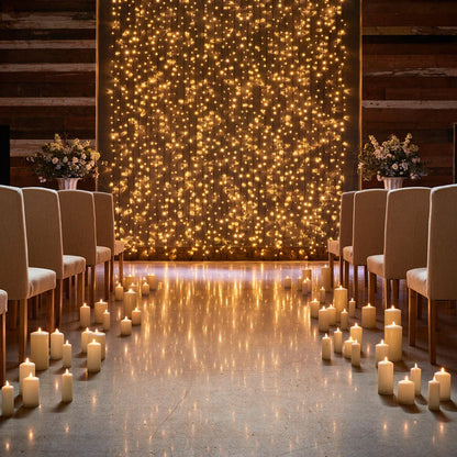 TruGlow® Ivory LED Chapel Candle 20cm