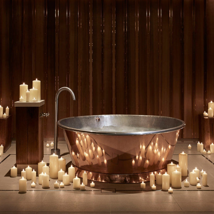 TruGlow® Ivory LED Chapel Candle 20cm