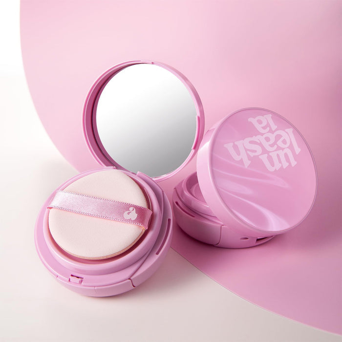 UNLEASHIA Don't Touch Glass Pink Cushion provides lightweight, buildable coverage with a luminous finish-21