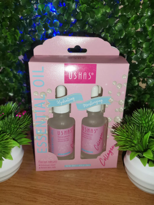 Ushas Facial Serum 2PC Hydrating Moisturizing