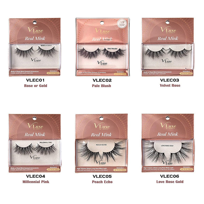 V-Luxe Real Mink Eyelashes - ikatehouse