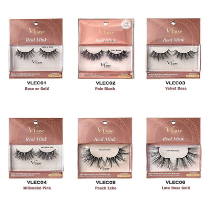 V-Luxe Real Mink Eyelashes - ikatehouse