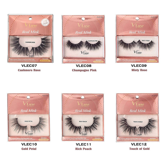 V-Luxe Real Mink Eyelashes - ikatehouse