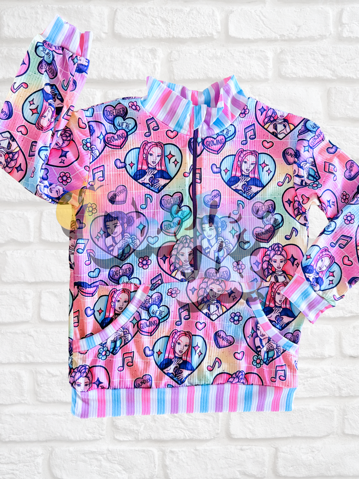 VDay KPop Half Zip