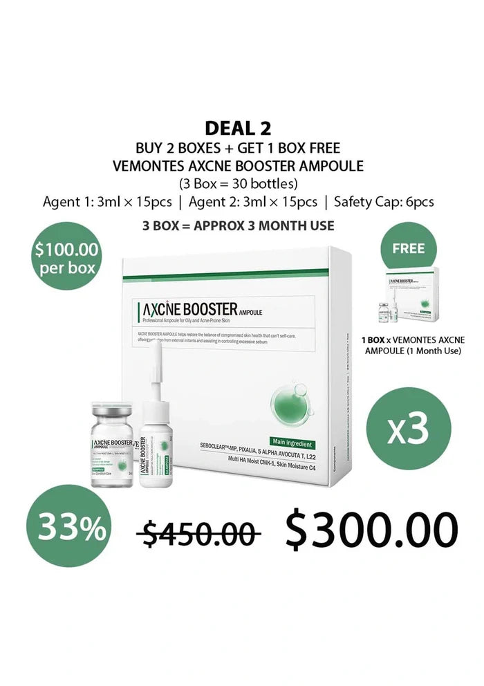(BUY 2+1 FREE) VEMONTES AXCNE BOOSTER AMPOULE