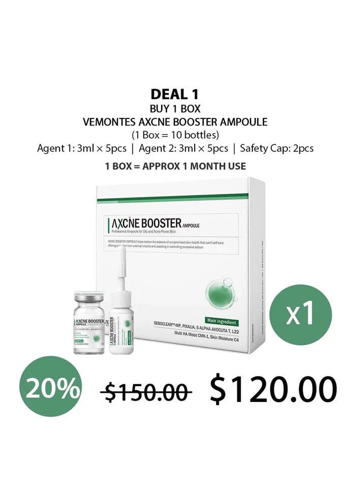 (BUY 1) VEMONTES AXCNE BOOSTER AMPOULE