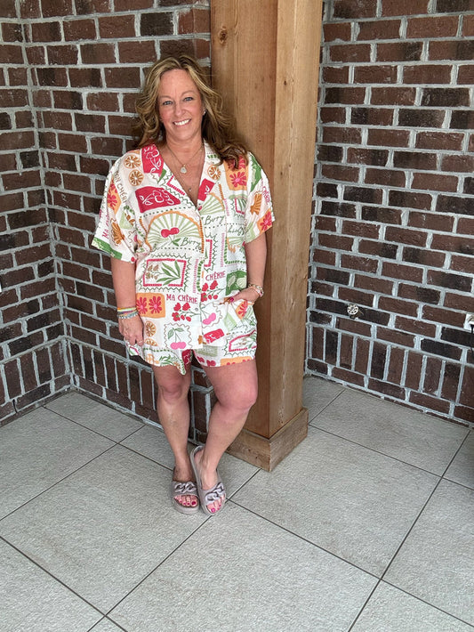 Very J Cheri Shorts Set