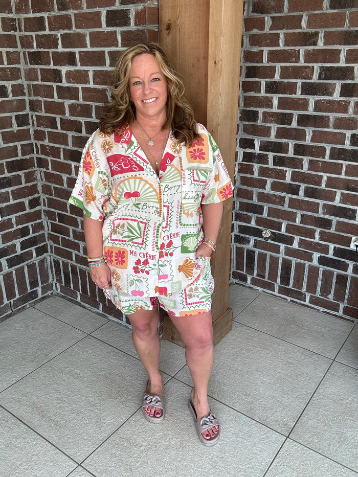 Very J Cheri Shorts Set