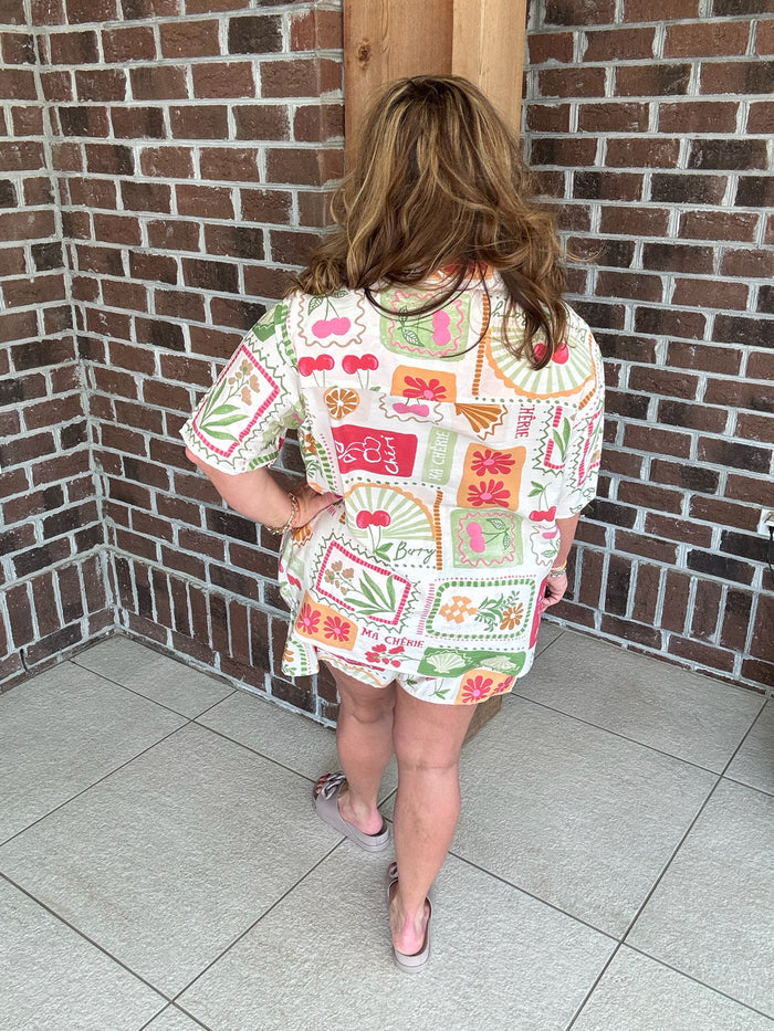 Very J Cheri Shorts Set