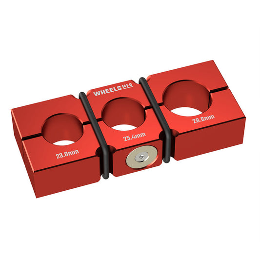 Vise Shaft Clamp Large - For large sized common suspension components