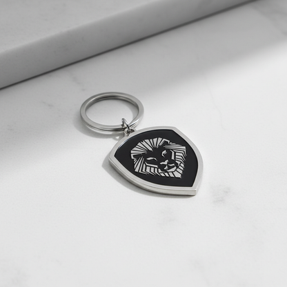 VT Lion Shield Keychain