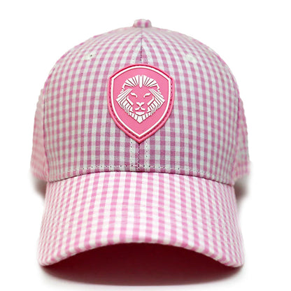 VT Lion Shield Logo Check Hat